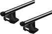 Barres de toit Thule avec ProBar Chevrolet Silverado 4-dr Crew-cab avec un toit nu 14-18