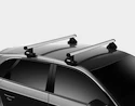 Barres de toit Thule avec ProBar Chevrolet Silverado 4-dr Crew-cab avec un toit nu 14-18