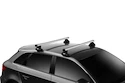 Barres de toit Thule avec ProBar Fiat 500X 5-dr SUV avec un toit nu 15-23