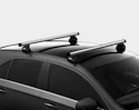 Barres de toit Thule avec ProBar Fiat Qubo 4-dr MPV avec des points fixes 08-17