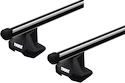 Barres de toit Thule avec ProBar Ford Edge 5-dr SUV avec un toit nu 15+