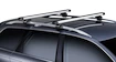 Barres de toit Thule avec SlideBar Acura MDX 5-dr SUV avec un toit nu 01-06