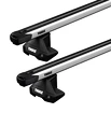 Barres de toit Thule avec SlideBar Alfa Romeo Stelvio 5-dr SUV avec un toit nu 17+