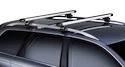 Barres de toit Thule avec SlideBar Audi A4 4-dr Berline avec un toit nu 01-04