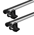 Barres de toit Thule avec SlideBar Audi e-tron Sportback 5-dr SUV avec un toit nu 20-23