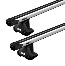 Barres de toit Thule avec SlideBar Audi Q4 Sportback e-tron 5-dr SUV avec un toit nu 22+