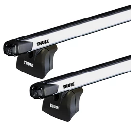 Barres de toit Thule avec SlideBar BMW 3-series Touring 5-dr Estate avec des points fixes 02-05