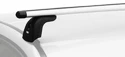 Barres de toit Thule avec SlideBar Chevrolet Celta 3-dr Berline à hayon avec des points fixes 00-21