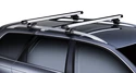 Barres de toit Thule avec SlideBar Chevrolet Celta 5-dr Berline à hayon avec des points fixes 00-21