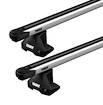 Barres de toit Thule avec SlideBar Citroën ë-C4 X 4-dr Berline avec un toit nu 23-24