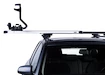 Barres de toit Thule avec SlideBar Dodge Dakota 4-dr Double-cab avec un toit nu 05-21