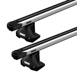 Barres de toit Thule avec SlideBar Ford Edge 5-dr SUV avec un toit nu 15+