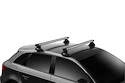 Barres de toit Thule avec SlideBar Holden Zafira 5-dr MPV avec barres de toit intégrées 07-11