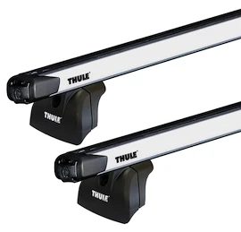 Barres de toit Thule avec SlideBar Holden Zafira Tourer 5-dr MPV avec barres de toit intégrées 12-24