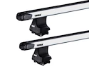 Barres de toit Thule avec SlideBar Honda Odyssey 5-dr MPV avec un toit nu 95-99