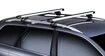Barres de toit Thule avec SlideBar Kia Rondo 5-dr MPV avec barres de toit intégrées 07-12