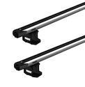 Barres de toit Thule avec SlideBar Mercedes Benz Viano 5-dr MPV avec des points fixes 04-14