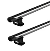 Barres de toit Thule avec SlideBar Mercedes Benz Vito 4-dr Fourgon avec des points fixes 04-14