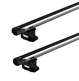 Barres de toit Thule avec SlideBar Mercedes Benz Vito 4-dr Fourgon avec des points fixes 15-24