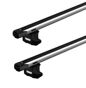 Barres de toit Thule avec SlideBar Nissan NV 300 5-dr Bus avec des points fixes 16+