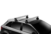 Barres de toit Thule avec SlideBar Porsche Panamera Sport Turismo 5-dr Estate avec un toit nu 18+