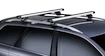 Barres de toit Thule avec SlideBar Renault Grand Scénic 5-dr MPV avec barres de toit intégrées 17-24
