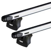 Barres de toit Thule avec SlideBar Saab 9-3 SportCombi 5-dr Estate avec des points fixes 05-12