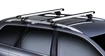 Barres de toit Thule avec SlideBar Volkswagen Golf Sportsvan 5-dr MPV avec un toit nu 14-21