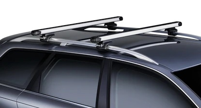 Barres de toit Thule avec SlideBar Volkswagen Touran I (1T) 5-dr MPV avec barres de toit (hagus) 03-15