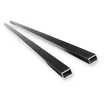 Barres de toit Thule avec SquareBar BMW 1-series 2-dr Coupé avec des points fixes 07-13