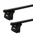 Barres de toit Thule avec SquareBar BMW 3-series Touring 5-dr Estate avec des points fixes 02-05