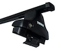 Barres de toit Thule avec SquareBar BMW 5-Series Touring (E61) 5-dr Estate avec un toit nu 04-10