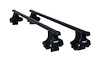 Barres de toit Thule avec SquareBar BMW 5-Series Touring (E61) 5-dr Estate avec un toit nu 04-10