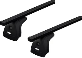 Barres de toit Thule avec SquareBar Citroën Nemo 3-dr Fourgon avec des points fixes 08-24