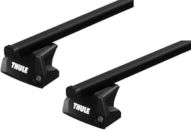 Barres de toit Thule avec SquareBar Dacia Lodgy 5-dr MPV avec barres de toit intégrées 12-24