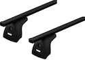 Barres de toit Thule avec SquareBar Fiat Fiorino 3-dr Fourgon avec des points fixes 08-24