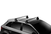 Barres de toit Thule avec SquareBar Honda CR-V 5-dr SUV avec des points fixes 02-06