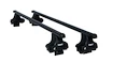 Barres de toit Thule avec SquareBar Lada Kalina 1119 5-dr Hatchback avec un toit nu 05-13