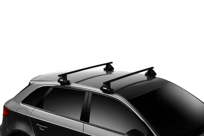 Barres de toit Thule avec SquareBar Mazda CX-5 5-dr SUV avec un toit nu 17-24