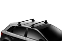 Barres de toit Thule avec SquareBar Volkswagen Caddy Life 5-dr MPV avec des points fixes 16-20
