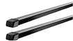 Barres de toit Thule avec SquareBar Volkswagen Golf Plus 5-dr Hatchback avec un toit nu 05-08