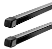 Barres de toit Thule avec SquareBar Volkswagen Transporter (T6) 4-dr Double-cab avec des points fixes 15-24