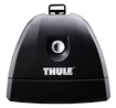 Barres de toit Thule avec SquareBar Volkswagen Transporter (T6) 4-dr Double-cab avec des points fixes 15-24
