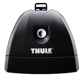 Barres de toit Thule avec SquareBar Volkswagen Transporter (T6) 4-dr Double-cab avec des points fixes 15-24