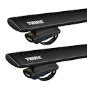 Barres de toit Thule avec WingBar Black Jeep Renegade 5-dr SUV avec barres de toit (hagus) 15-24