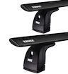 Barres de toit Thule avec WingBar Black Opel Corsa C 3-dr Hatchback avec des points fixes 04-06