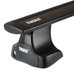 Barres de toit Thule avec WingBar Black Renault Symbol 4-dr Berline avec un toit nu 09-13