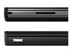 Barres de toit Thule avec WingBar Black Suzuki Swift SE-Z 3-dr Berline à hayon avec un toit nu 00-04