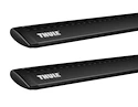 Barres de toit Thule avec WingBar Black Suzuki Swift SE-Z 3-dr Berline à hayon avec un toit nu 00-04