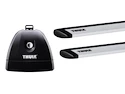 Barres de toit Thule avec WingBar Chevrolet Tigra 3-dr Coup* avec des points fixes 94-00